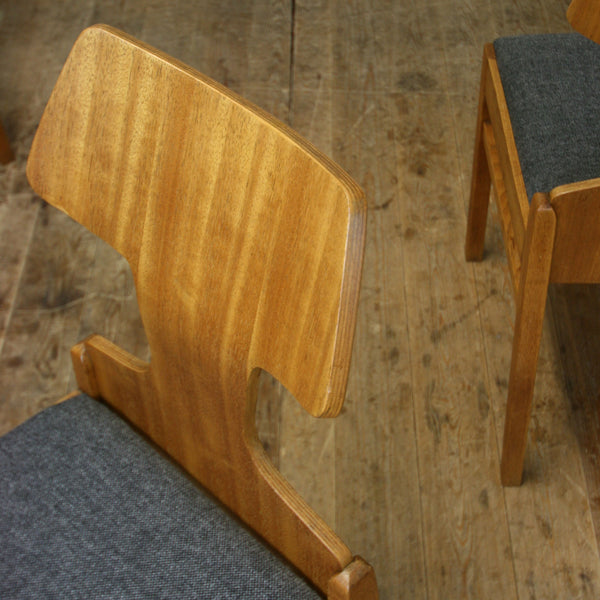 X4 Set of Four Rare Meredew Dining Chairs - 2811l
