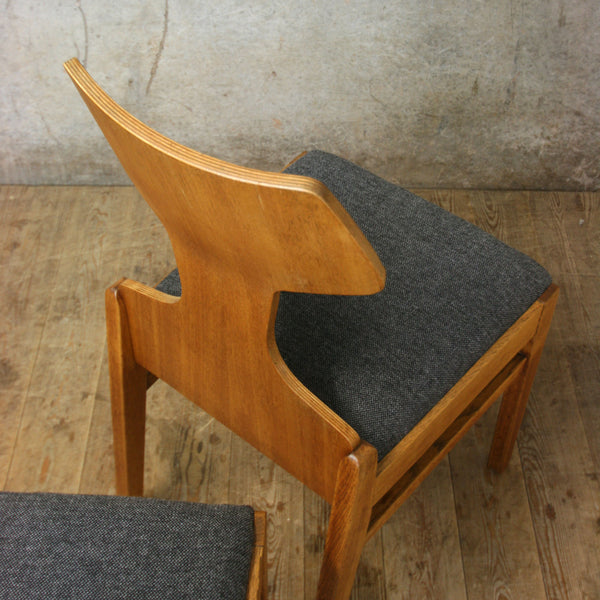 X4 Set of Four Rare Meredew Dining Chairs - 2811l