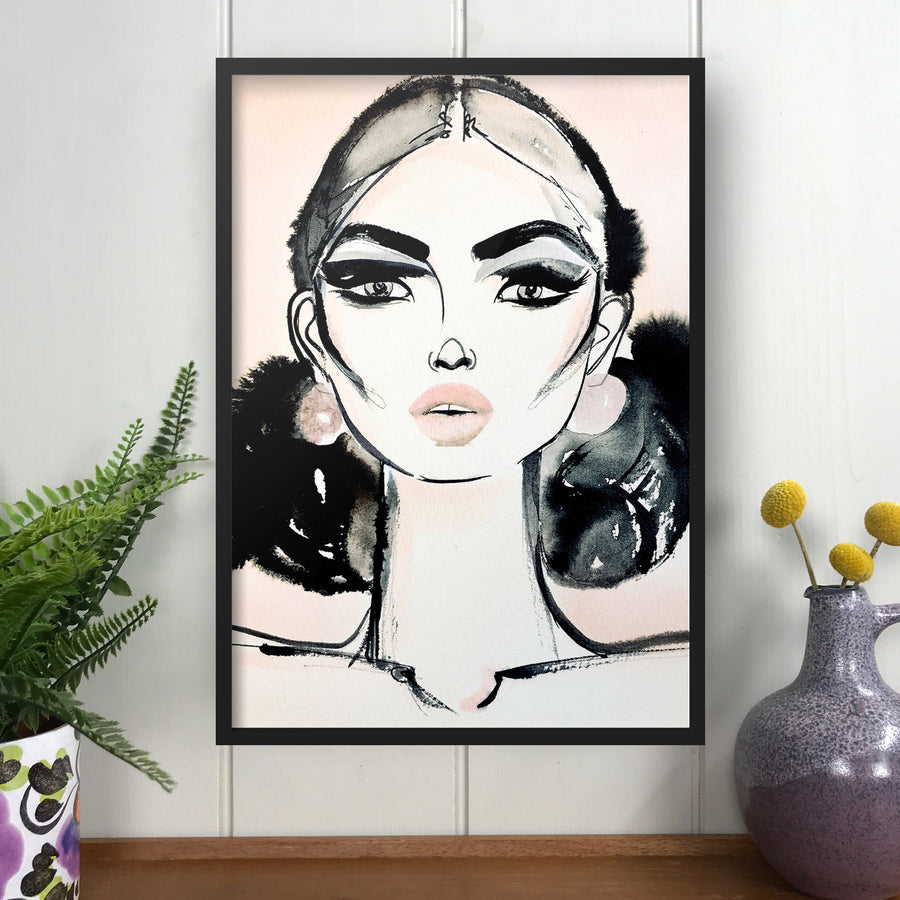 LACE Amy Beager Giclée Print in a light white interior
