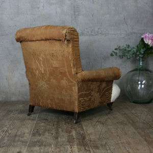 Vintage Howard Style Victorian Armchair