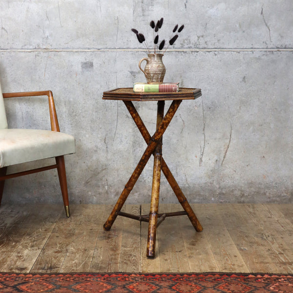 antique_victorian_tiger_bamboo_tripod_side_table