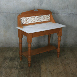 antique_rustic_vintage_pine_marble_washstand