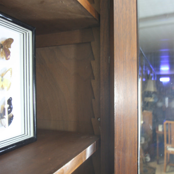 antique_vintage_walnut_display_cabinet