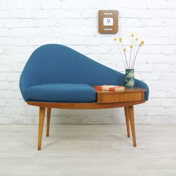 Vintage 1960s Chippy Heath Telephone Seat