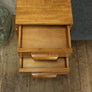 Mid Century Chippy Heath Teak Telephone Seat #0618