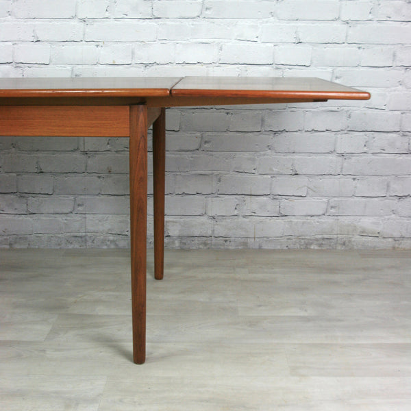 Vintage Danish Teak Extending Dining Table