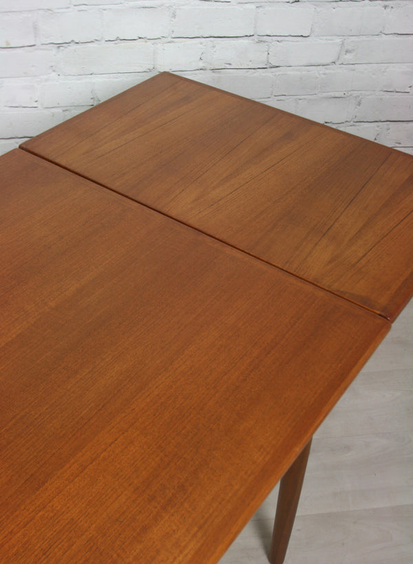 Vintage Danish Teak Extending Dining Table
