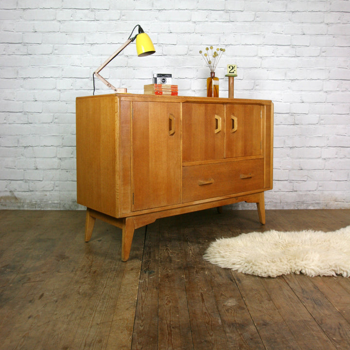 Mid Century E-Gomme G-Plan Small Brandon Oak Sideboard