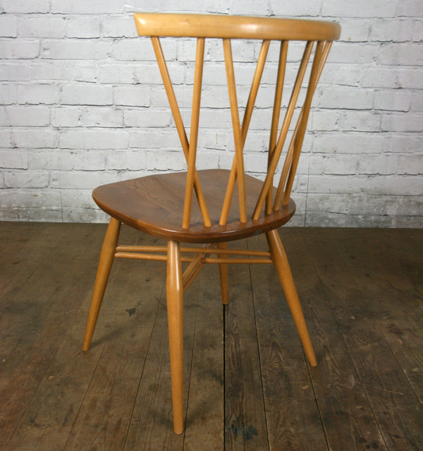 X3 Vintage Mid Century Ercol Candlestick Chiltern Chairs