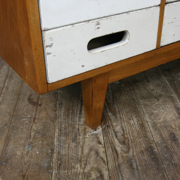 Vintage Esavian James Leonard School Drawers