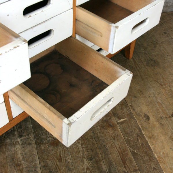 Vintage Esavian James Leonard School Drawers