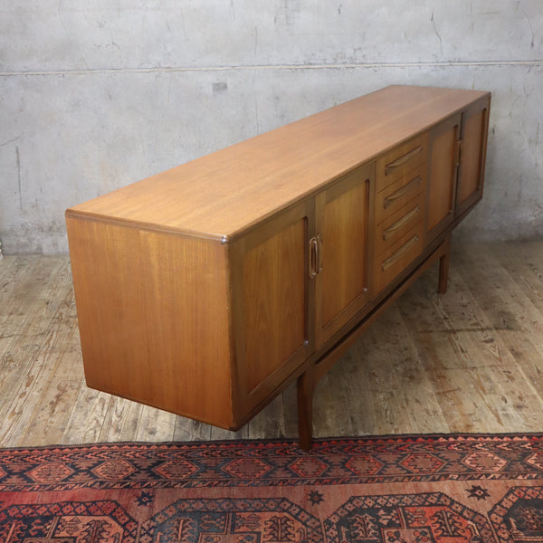 Mid Century G-Plan Large Fresco Teak Sideboard - 2406a