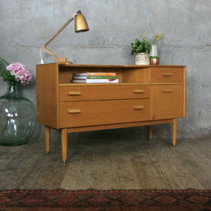 g_plan_oak_mid_century_dressing_table_drawers