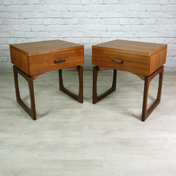 Pair of Vintage G-Plan Quadrille Bedside Tables