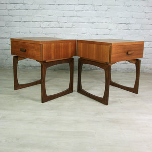 Pair of Vintage G-Plan Quadrille Bedside Tables