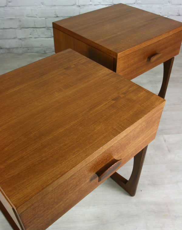 Pair of Vintage G-Plan Quadrille Bedside Tables