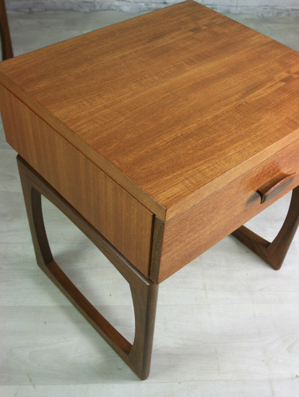 Pair of Vintage G-Plan Quadrille Bedside Tables