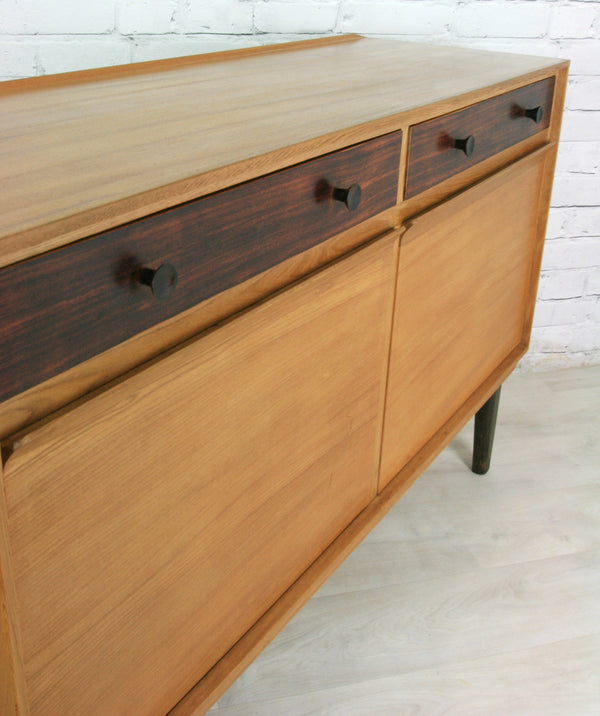 Vintage Gordon Russell Elm & Rosewood Sideboard
