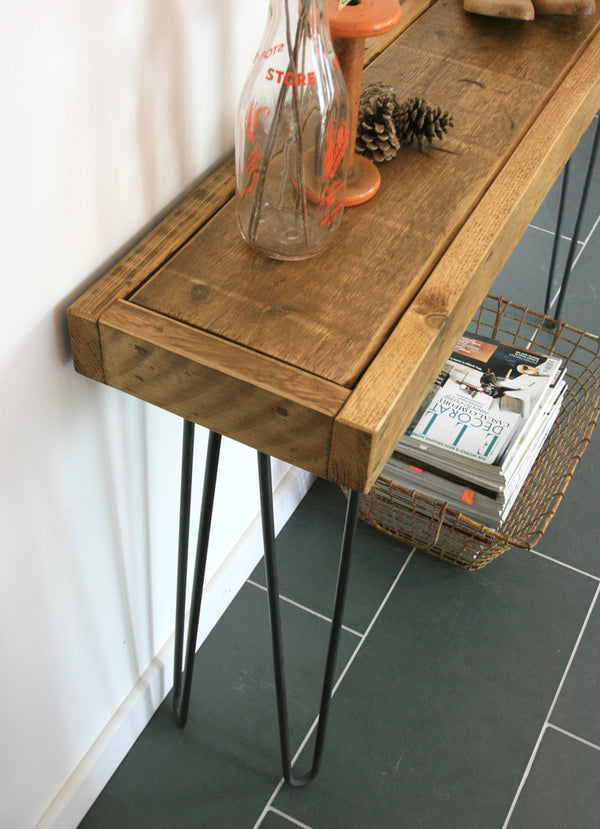 'The Hairpin' Rustic Console Table