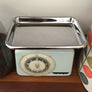 Vintage Pastel Blue Tower Weighing Scales
