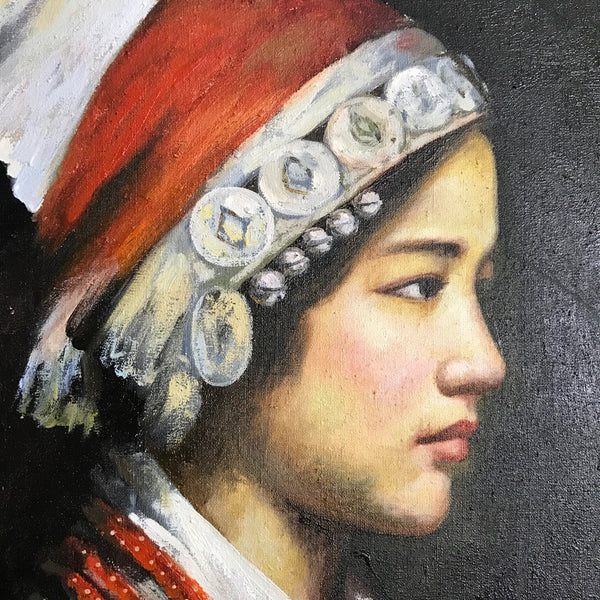 Framed Portrait Oil Painting #2 (Pair available)