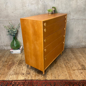 Mid Century Meredew Oak Chest of Drawers – 1803l