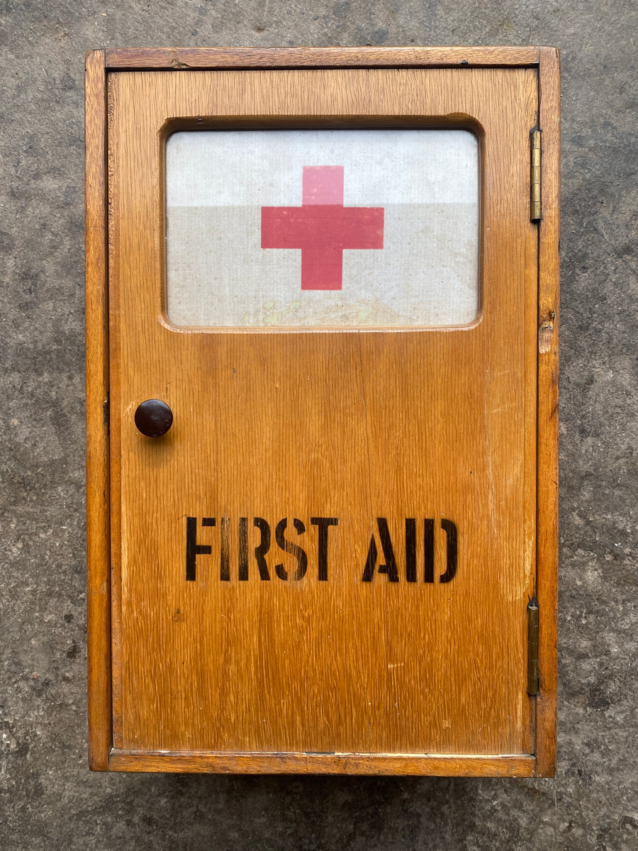 Vintage First Aid / Medical / Bathroom Cabinet - #2301
