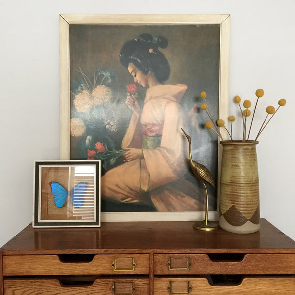 john_gilroy_oriental_lady_vintage_mid_century_picture.1