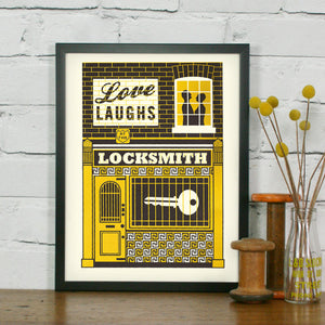 'Locksmith' screenprint by James Brown
