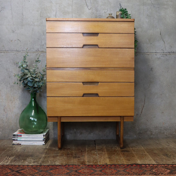mid-century_uniflex_gunther_hoffstead_tallboy_chest_of_drawers
