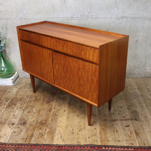 Mid Century Small Afromosia Sideboard - 2801d