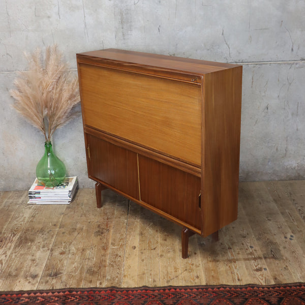 Mid Century Beaver & Tapley Drinks Cabinet / Office Desk – 1703b