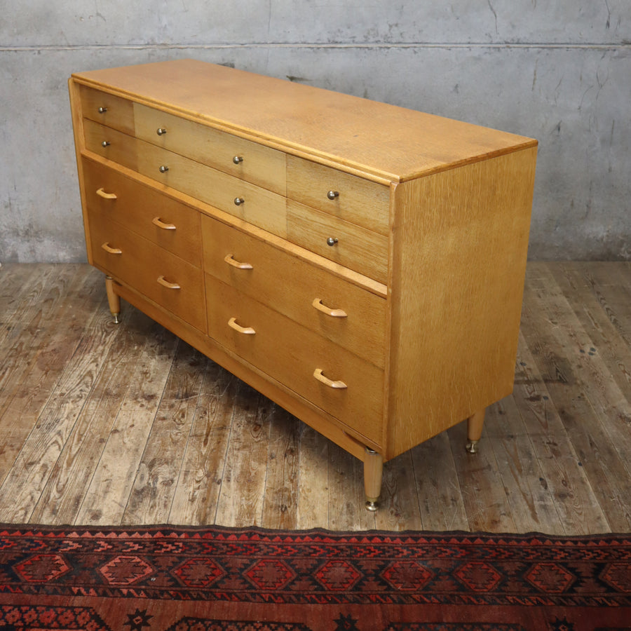 Mid Century E-Gomme Bank of Drawers / Sideboard - 1612d