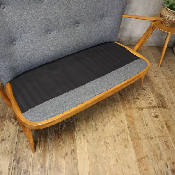 Rare Mid Century Ercol Wingback Sofa - 1003k