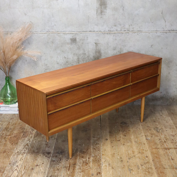 Mid Century Austinsuite Teak Sideboard / Chest of Drawers - 2810a