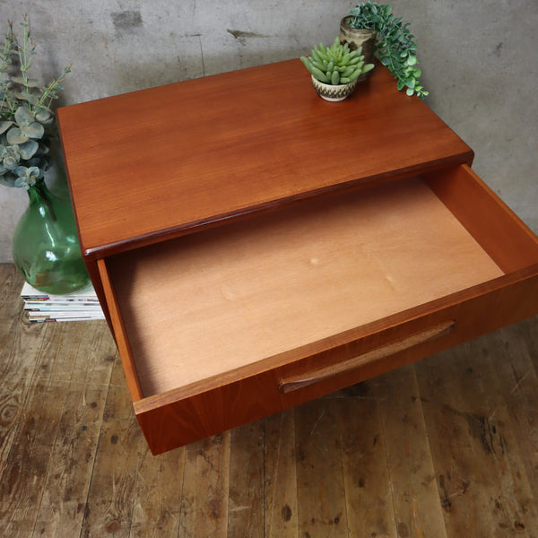 Mid Century G-Plan Fresco Teak Chest of Drawers - 0110e