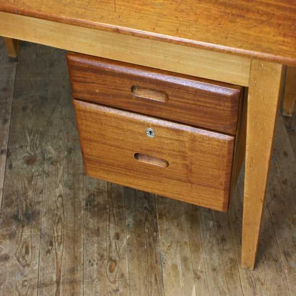 Mid Century Kandya School Teachers Desk #2103c3