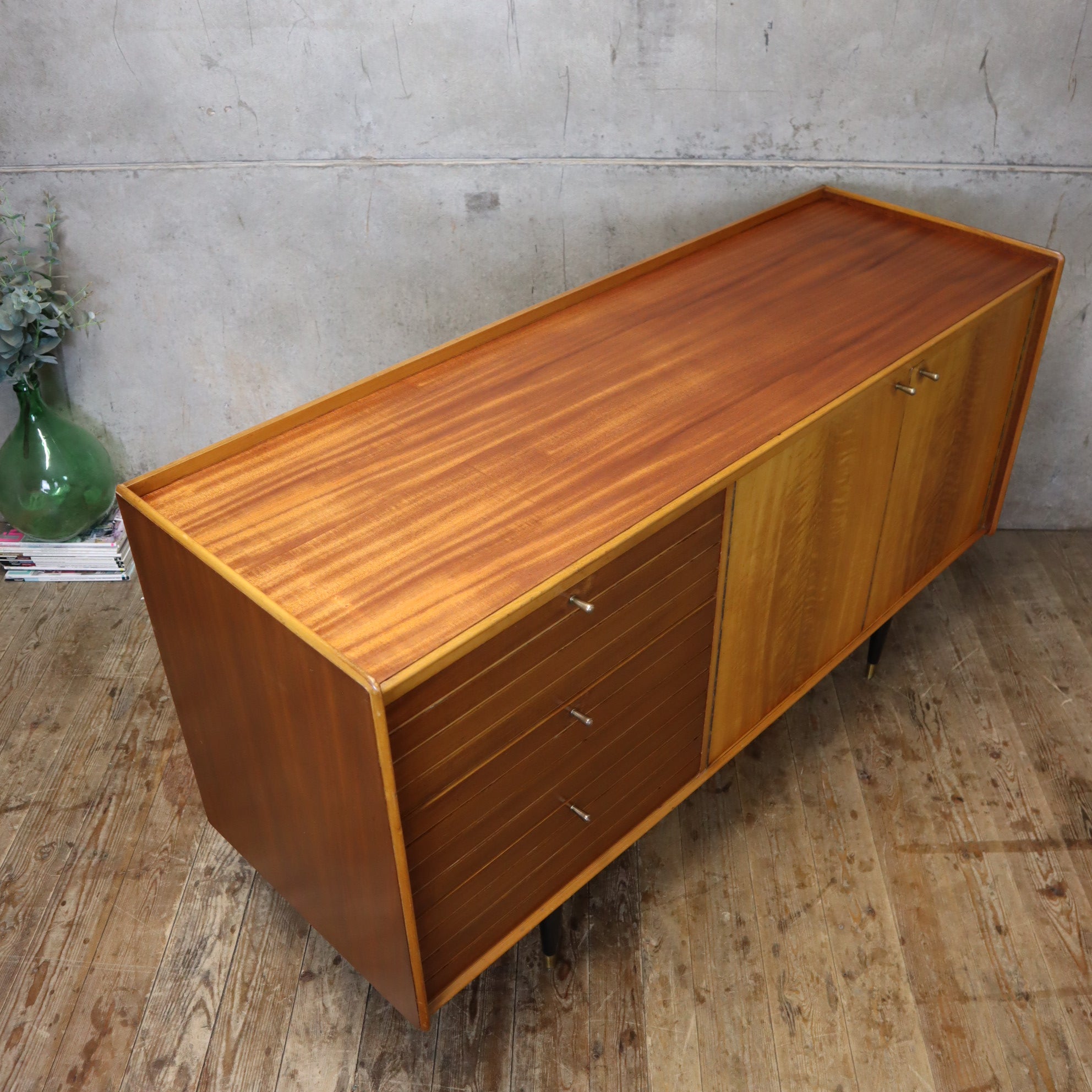 Mid Century Nathan Sideboard - 1405d – Mustard Vintage
