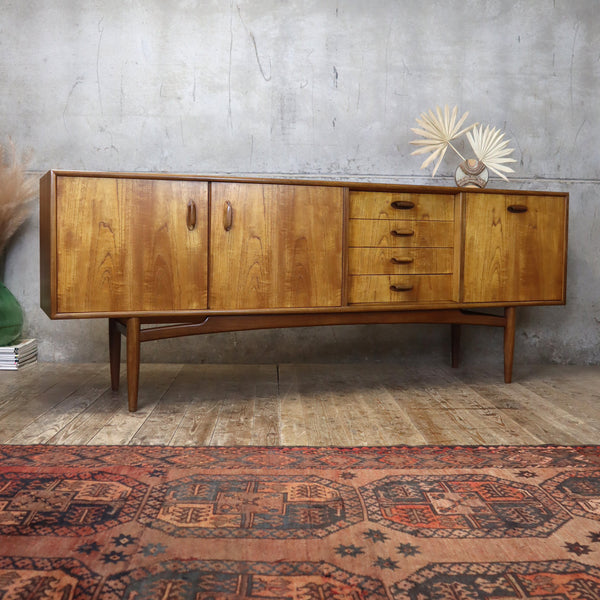 Mid Century G-Plan Teak Brasilia Sideboard - 0108c