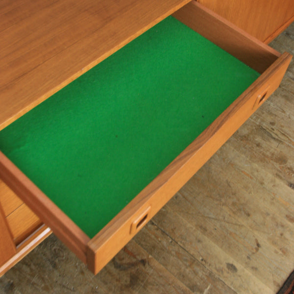 Large Clausen & Son Danish Teak Sideboard / Media Cabinet
