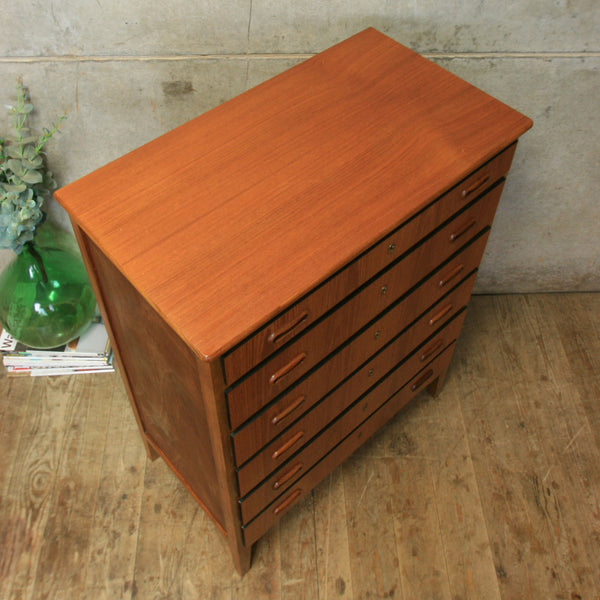 Mid Century Teak Danish Tallboy - 1303f