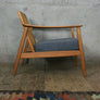 Vintage Swedish Teak Armchair by Folke Ohlsson for Dux