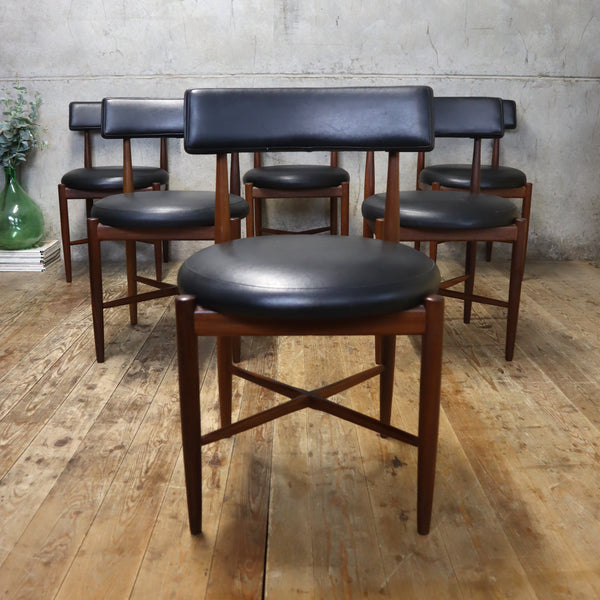 X6 Mid Century G-Plan Fresco Dining Chairs - 1110b