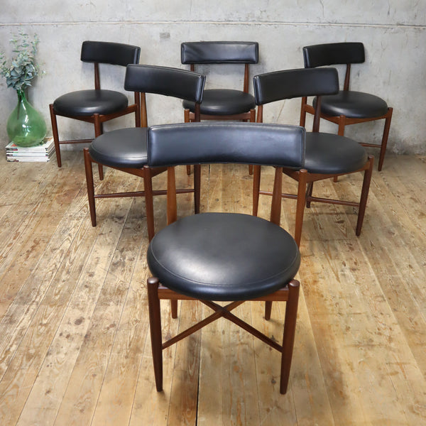 X6 Mid Century G-Plan Fresco Dining Chairs - 1110b