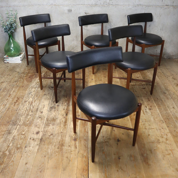 X6 Mid Century G-Plan Fresco Dining Chairs - 1110b