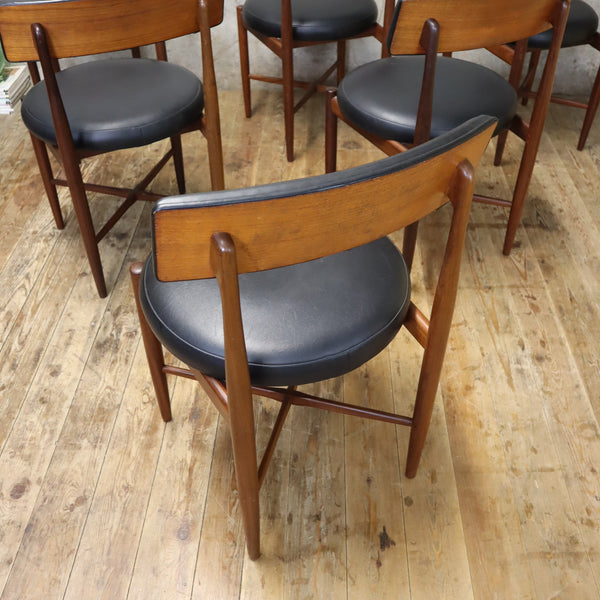 X6 Mid Century G-Plan Fresco Dining Chairs - 1110b
