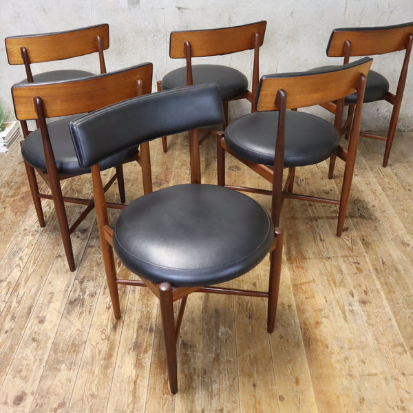 X6 Mid Century G-Plan Fresco Dining Chairs - 1110b