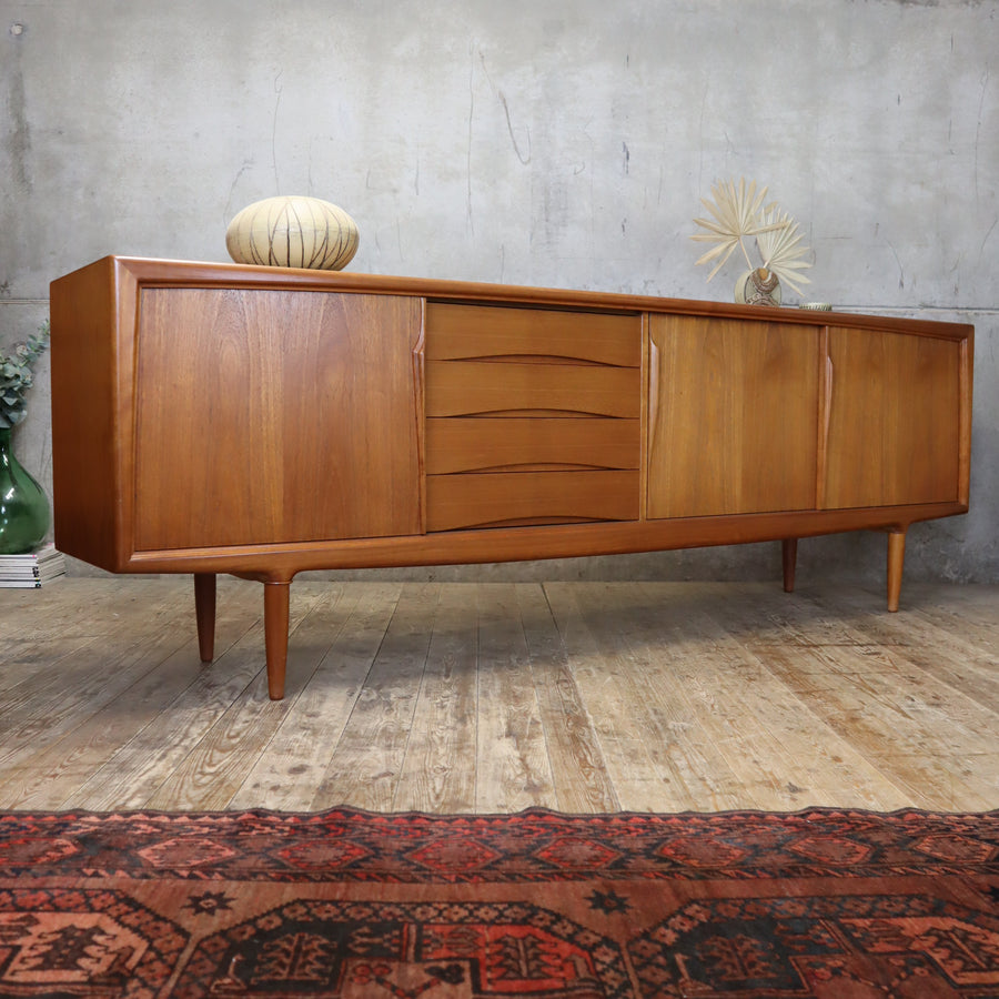 Large Mid Century Teak Gunni Omann Sideboard - 1003j