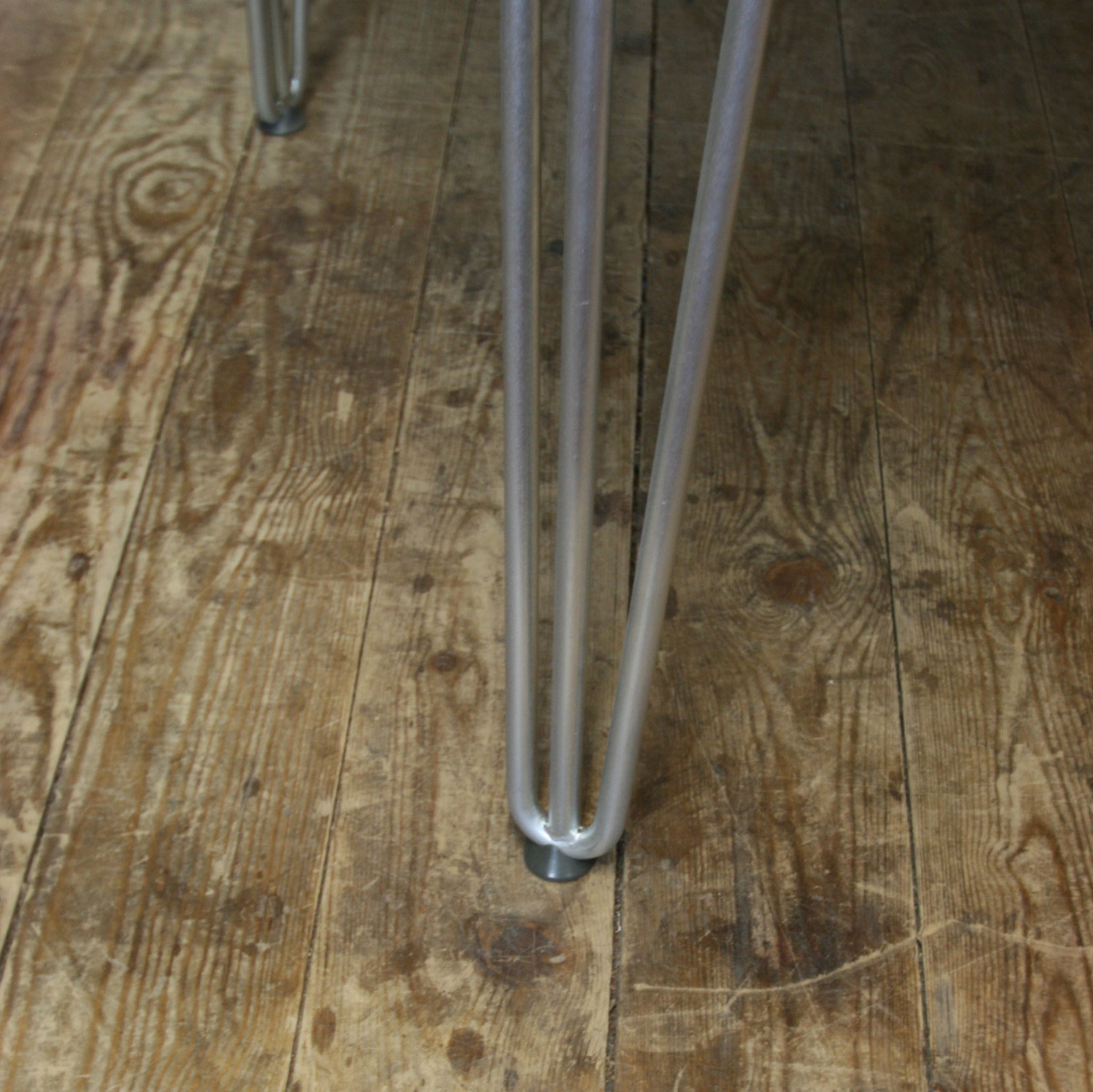 Mid Century Hairpin Teak Desk 1706b Mustard Vintage