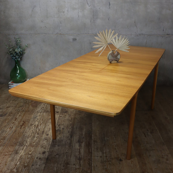 McIntosh Mid Century Teak Double Extending Dining Table - #2406E
